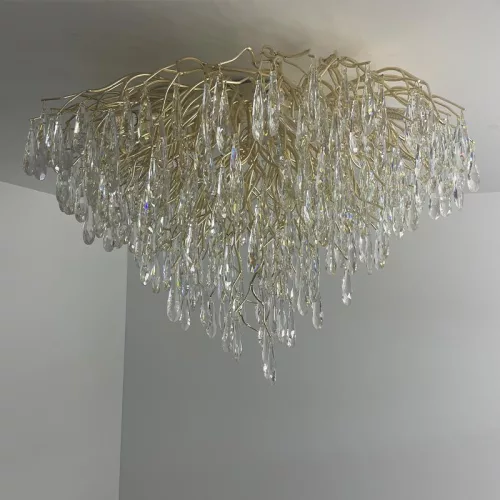 Luxury mennyezeti kristály csillár Ø80cm 12xG9