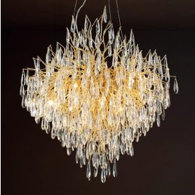 Luxury mennyezeti függő kristály csillár Ø80cm 12xG9