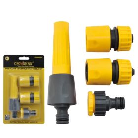 Crownman 4 db-os műanyag locsoló és tömlőcsatlakozó