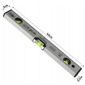 alumínium vízmérték 40 cm mágnessel – univerzális kivitel