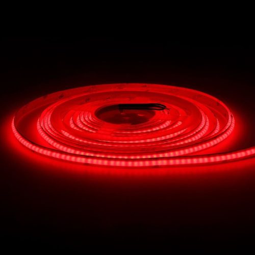 12V-os Prémium RGB színváltós COB LED szalag folyamatos, pöttymentes fénnyel