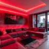 12V-os Prémium RGB színváltós COB LED szalag folyamatos, pöttymentes fénnyel