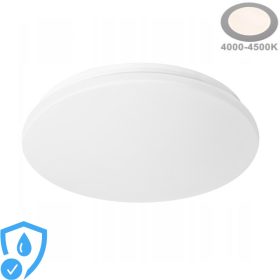 12W-os, IP44 vízálló LED plafonlámpa természetes fehér fénnyel fürdőszobába