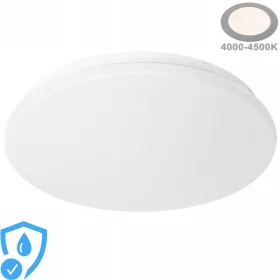 24W-os, IP44 vízálló LED plafonlámpa természetes fehér fénnyel fürdőszobába