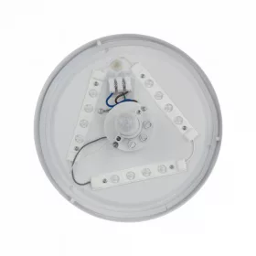 Kültéri szenzoros mennyezeti lámpa 12W Ø26cm 4000K