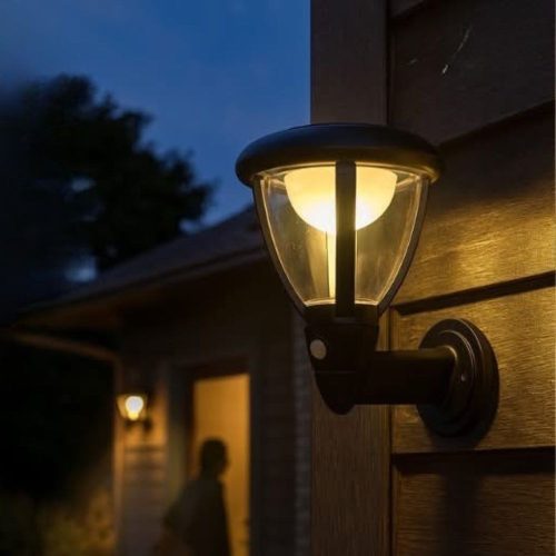 Napelemes falikar mozgásérzékelővel SOE-3