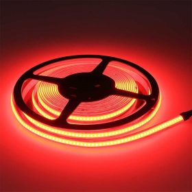 12V-os RGB színváltós COB LED szalag pöttymentes, egybefüggő fénnyel