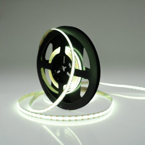 12V-os RGB színváltós COB LED szalag pöttymentes, egybefüggő fénnyel