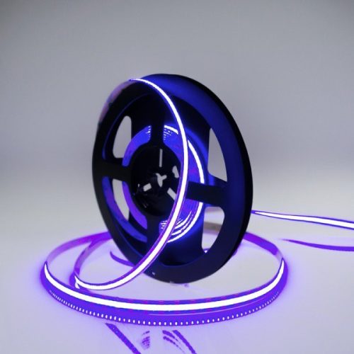 12V-os RGB színváltós COB LED szalag pöttymentes, egybefüggő fénnyel