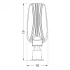 PRÉMIUM utcai LED lámpa 50W 6500lm 6500K 130lm/W 3 év garancia