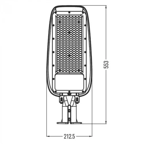 PRÉMIUM utcai LED lámpa 150W 19500lm 6500K 130lm/W 3 év garancia