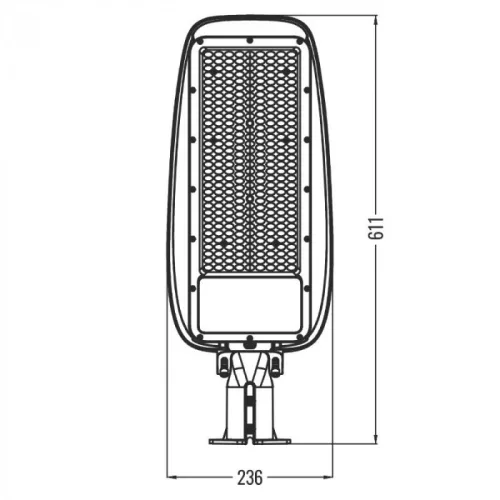 PRÉMIUM utcai LED lámpa 200W 26000lm 4000K 130lm/W 3 év garancia