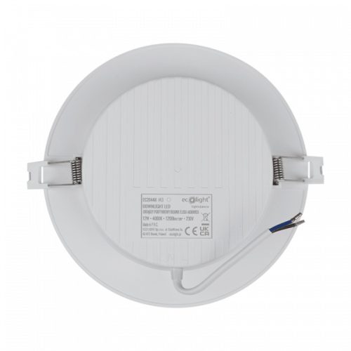 Beépíthető kör LED panel 12W 1200lm 4000K Ø170mm IP20 - Eco Light