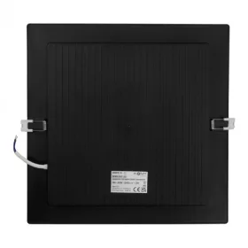   Beépíthető fekete LED panel 24W 2640lm 4000K 295x295mm IP20 négyzet - Eco Light