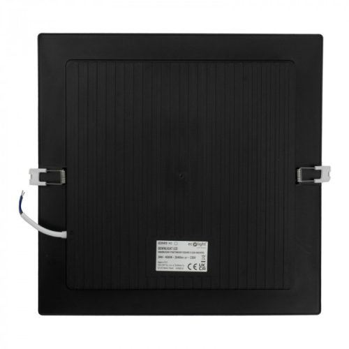 Beépíthető fekete LED panel 24W 2640lm 4000K 295x295mm IP20 négyzet - Eco Light