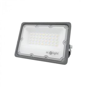   PRÉMIUM LED reflektor 30W 3000lm 6500K 90º 100lm/W 3 Év garancia