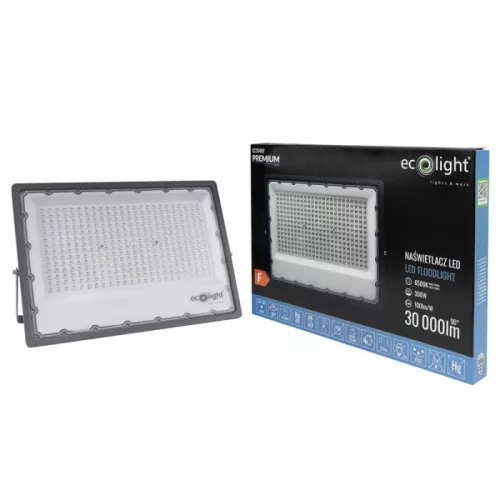 PRÉMIUM LED reflektor 300W 30000lm 6500K 90º 100lm/W 3 Év garancia