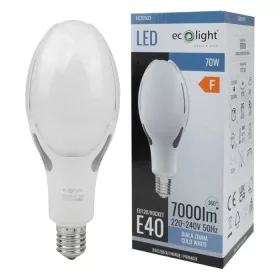 Betekerhető ipari LED világítás E40 70W 7000lm 6000K
