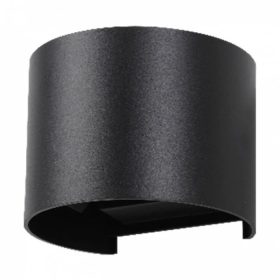 Fel le világító homlokzati lámpa antracit 7W IP65 4000K