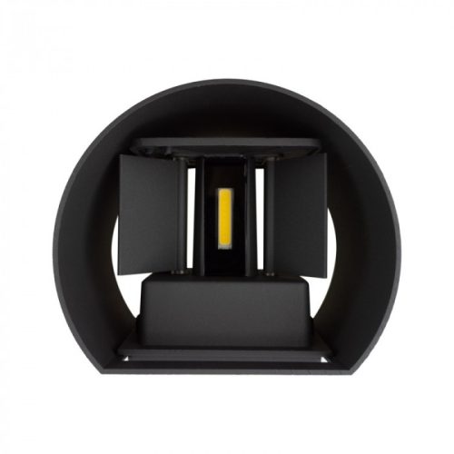 Fel le világító homlokzati lámpa antracit 7W IP65 4000K