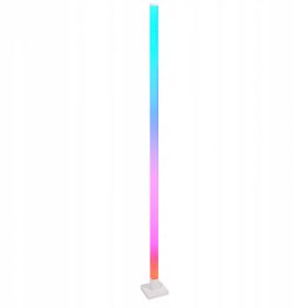  RGB fényoszlop állólámpa zene és app vezérléssel 150cm fehér talp