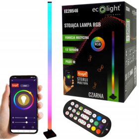   RGB fényoszlop állólámpa zene és app vezérléssel 150cm
