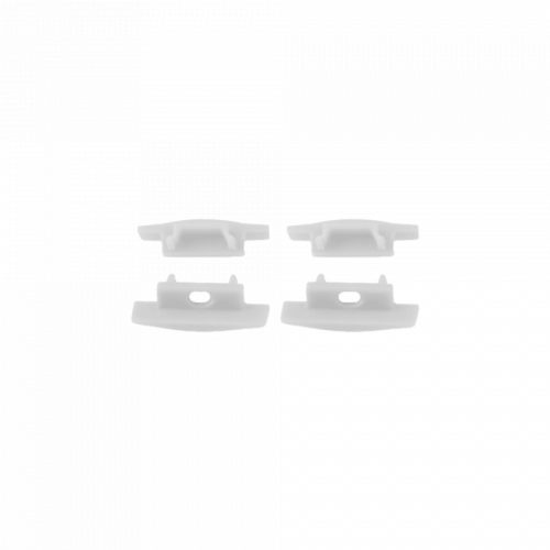 Fehér alumínium, bútorba süllyeszthető (marható) LED profil 2 méteres hosszban, takaróperemmel.