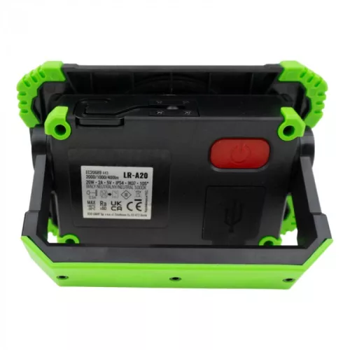 LED munkalámpa akkumulátorral 20W 5000K 2000lm