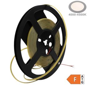 Szuperkeskeny, 5mm széles COB LED szalag természetes fehér fénnyel világít