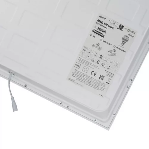 PRÉMIUM 60x60 LED panel (backlit) 40W 5200lm/4000lm 4000K 5 év garancia