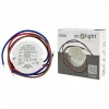 Kerek, 20W-os, 24V-os, IP67 vízálló LED tápegység, 60-as szerelvénydobozba építhető kivitelben