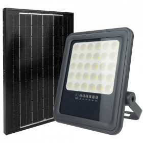 ABS LED napelemes reflektor 100W 900lm 4000K - Eco Light