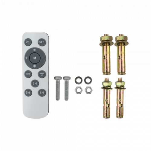 ABS LED napelemes reflektor 100W 900lm 4000K - Eco Light