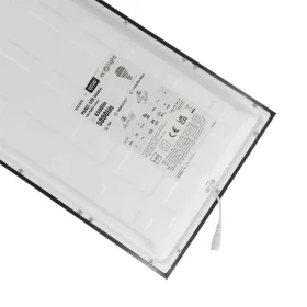   120x30 LED Panel 50W 5000lm 4000K Semleges Fehér Fekete Keret