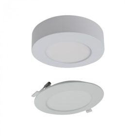 6W univerzális LED lámpa, a csomagban lévő szerelékekkel süllyesztett és falon kívüli szereléshez