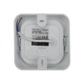 6W univerzális LED lámpa, a csomagban lévő szerelékekkel süllyesztett és falon kívüli szereléshez, négyzet