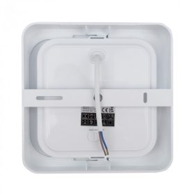 18W univerzális LED lámpa, a csomagban lévő szerelékekkel süllyesztett és falon kívüli szereléshez, négyzet alakú