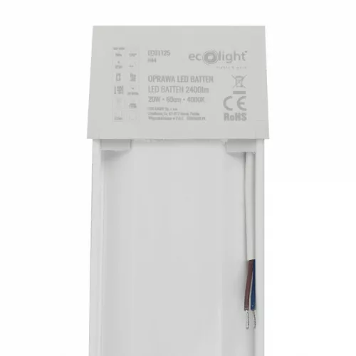LED pultvilágító lámpa 60cm 20W 2400lm 4000K Természetes fehér - Eco Light 