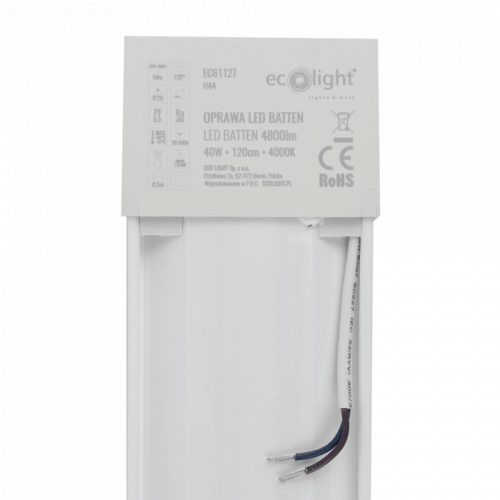 LED pultvilágító lámpa 120cm 40W 4800lm 4000K Természetes fehér - Eco Light 