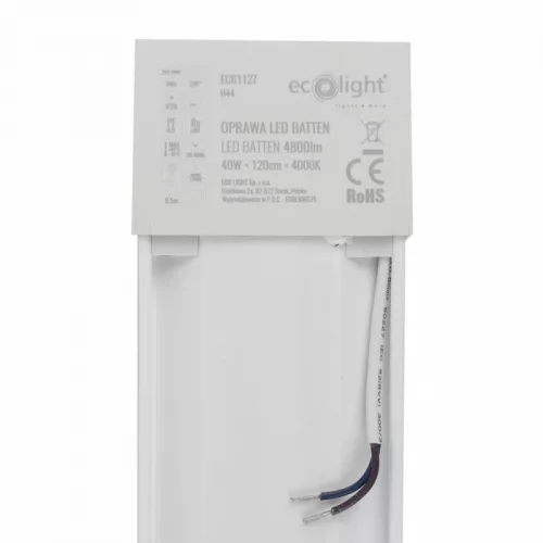 LED pultvilágító lámpa 120cm 40W 4800lm 4000K Természetes fehér - Eco Light 