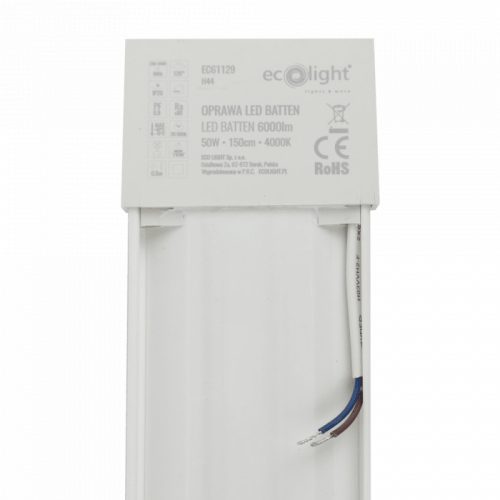 LED pultvilágító lámpa 150cm 50W 6000lm 4000K Természetes fehér - Eco Light 