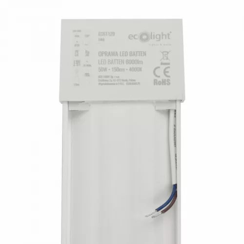 LED pultvilágító lámpa 150cm 50W 6000lm 4000K Természetes fehér - Eco Light 