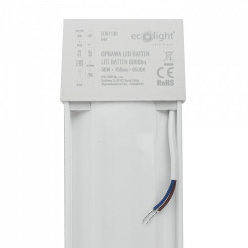 LED pultvilágító lámpa 150cm 50W 6000lm 6500K Hideg fehér - Eco Light 