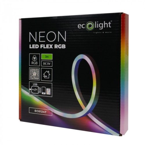 Smart Magic NEON RGB LED szalag 5V - 3 méter