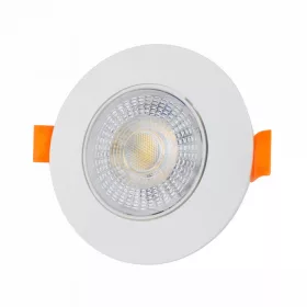Ecolight fehér kerek beépíthető LED lámpa gipszkartonba, állítható fényerővel és állítható színhőmérséklettel