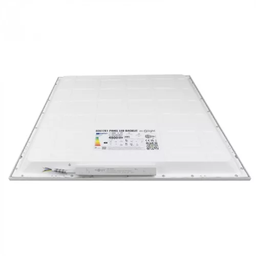 Újgenerációs, BACKLIT (hátulról megvilágított) 60x60-as LED panel, 40W, 4800 lumen