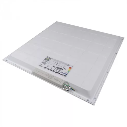 Ultrahatékony 25W-os, 4500 lumen fényerejű, 180lm/W LED panel 60x60 cm-es méretben, 4000K természetes fehér fénnyel