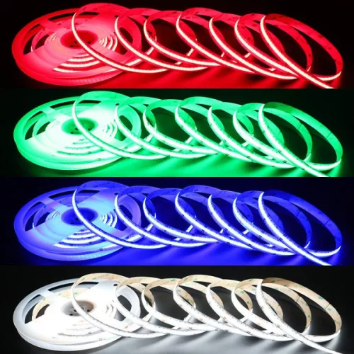 Prémium RGB+4000K COB LED szalag 24V 20W/m 896LED/méter IP20