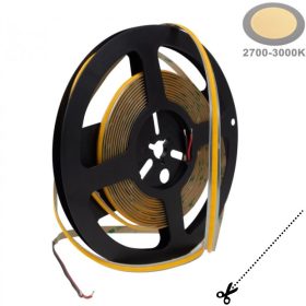   Bárhol vágható COB LED szalag 3000K 9W/m 480LED/m 24V IP20 - 5 év garancia