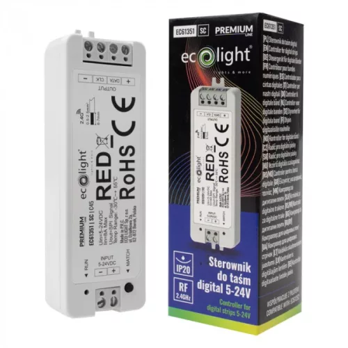 Univerzális digitális RGB/RGBW LED vevőegység RF távirányítós rendszerekhez